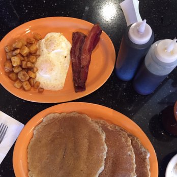 The Place - Multi grain pancakes, eggs cooked order, and delicious to cut bacon,. - Breakfast & Brunch Near Me - Glendale, Arizona The Place - Multi grain pancakes, eggs cooked order, and delicious to cut bacon,. - Breakfast & Brunch Near Me - Glendale, Arizona