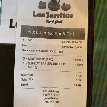 Los Jarritos Bar & Grill - Cheapest Sunday brunch ever: 12 $1 tinga tacos and a drink! - Italian Near Me - LaSalle, Illinois Los Jarritos Bar & Grill - Cheapest Sunday brunch ever: 12 $1 tinga tacos and a drink! - Italian Near Me - LaSalle, Illinois
