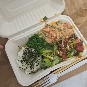Jus' Poke - Soy and spicy tuna - Hawaiian Near Me - Redondo Beach, California Jus' Poke - Soy and spicy tuna - Hawaiian Near Me - Redondo Beach, California