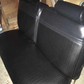 McCoys Upholstery - Split bench from chevy nova redone . Great work - Furniture Reupholstery Near Me - Woodside, New York McCoys Upholstery - Split bench from chevy nova redone . Great work - Furniture Reupholstery Near Me - Woodside, New York