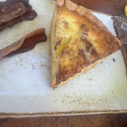 quiche of the day $22 subbed bacon for the kale salad quiche of the day $22 subbed bacon for the kale salad