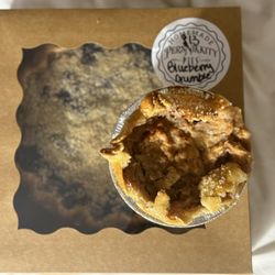 PersNikkity Pies - Blueberry Crumble pie, Apple Pie, breakfast!