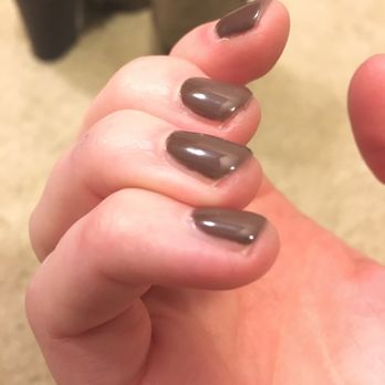 Midtown Nails - Gel polish not to edges and cuticles super inflamed - Nail Salons Near Me - Tuscaloosa, Alabama Midtown Nails - Gel polish not to edges and cuticles super inflamed - Nail Salons Near Me - Tuscaloosa, Alabama