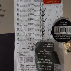 Michaels - Items not marked off original price showing on the receipt was MORE than the tag original price !!!