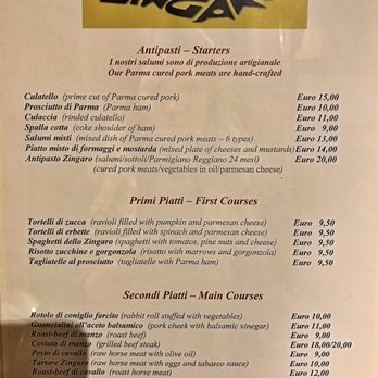 Osteria dello Zingaro - Italian Near Me - Parma, Puerto Rico