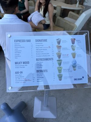 Menu photo 8 Onescape Coffee Los Angeles, CA