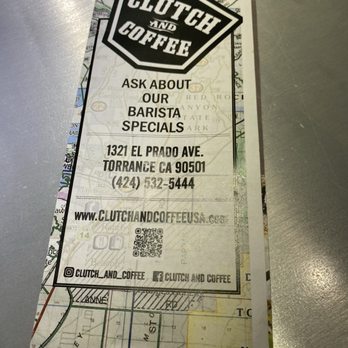 Clutch and Coffee - Menu - Coffee & Tea Near Me - Torrance, California