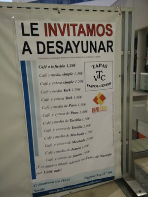 Menu photo 1 Tapas Viapol Center Seville, SE
