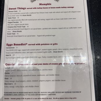 The Garden Brunch Cafe - Food menu - Breakfast & Brunch Near Me - Memphis, Tennessee The Garden Brunch Cafe - Food menu - Breakfast & Brunch Near Me - Memphis, Tennessee