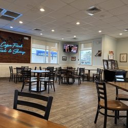 Cork’s Cajun Fried Fish & Shrimp - Dining area!