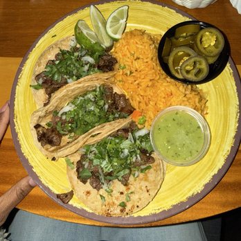 Pancho's Cantina & Rooftop - Carne asada taco dinner - Mexican Near Me - Chicago, Illinois