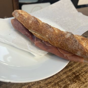 Madame Sousou Cafe - Prosciutto, tomato, mozzarella and pesto on a baguette - Cafes Near Me - Astoria, New York Madame Sousou Cafe - Prosciutto, tomato, mozzarella and pesto on a baguette - Cafes Near Me - Astoria, New York