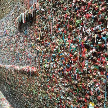 The Gum Wall - Local Flavor Near Me - Seattle, Washington