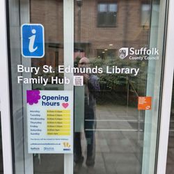 Signage on front door