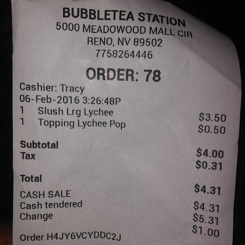 Bubbletea Station - The Damage - Bubble Tea Near Me - Reno, Nevada Bubbletea Station - The Damage - Bubble Tea Near Me - Reno, Nevada