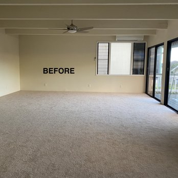 Kingdom Flooring - before and after carpet cleaning - Flooring Near Me - Honolulu, Hawaii