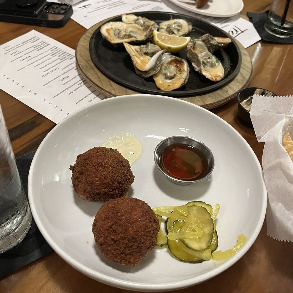 Trenasse - Crispy boudin bites - Wine Bars Near Me - New Orleans, Louisiana Trenasse - Crispy boudin bites - Wine Bars Near Me - New Orleans, Louisiana