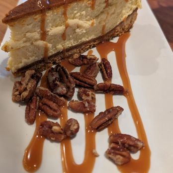 Board And You - Brown Butter Pecan Cheesecake prepared with buttery mascarpone cheese - Wine Bars Near Me - New Albany, Indiana Board And You - Brown Butter Pecan Cheesecake prepared with buttery mascarpone cheese - Wine Bars Near Me - New Albany, Indiana