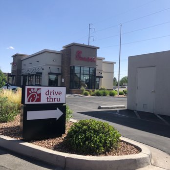 Chick-fil-A - ows a drive thru sign - Fast Food Near Me - Albuquerque, New Mexico