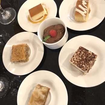 Casablanca Brookfield - All the desserts! Try the flan - Middle Eastern Near Me - Brookfield, Wisconsin