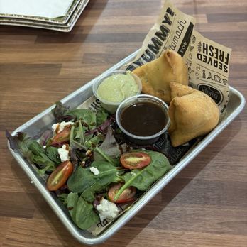 Charcol Indian Kitchen - Samosa (2 pcs) vegan - Indian Near Me - Huntington Beach, California