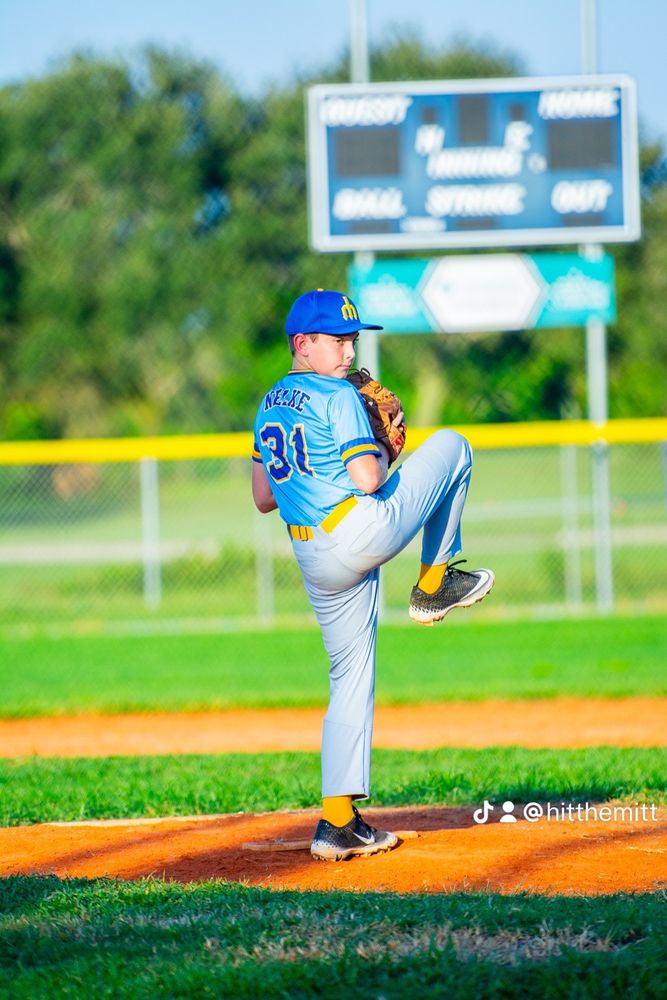 Hit The Mitt Baseball Academy Logo