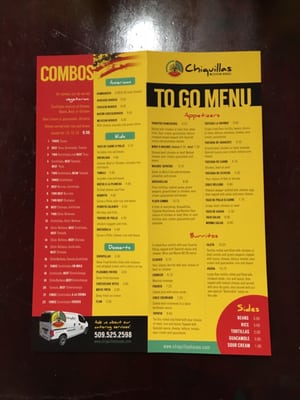 Menu photo 8 Chiquillas Mexican House Walla Walla, WA