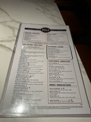 Menu photo 7 Bulla Gastrobar Doral, FL Menu photo 7 Bulla Gastrobar Doral, FL