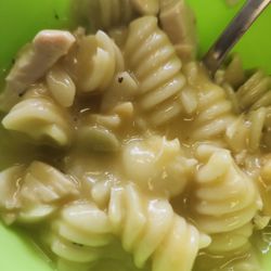 Chicken noodle soup on buffet today.