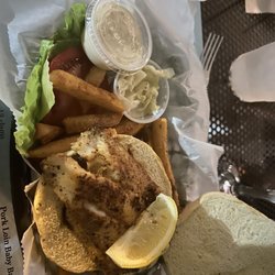 Grouper Sandwich Blackened