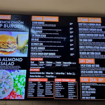 The Stand - American Classics Redefined - Menu - New American Near Me - Tustin, California