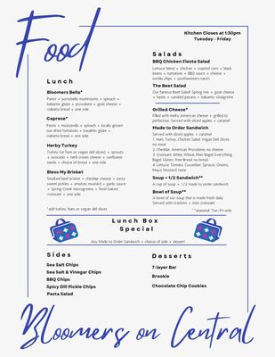 Menu photo 4 Bloomers On Central Coffee Shoppe Fort Dodge, IA Menu photo 4 Bloomers On Central Coffee Shoppe Fort Dodge, IA