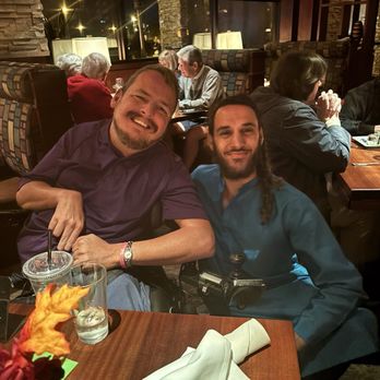 Seasons 52 - Me and my friend - New American Near Me - Costa Mesa, California