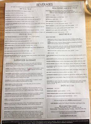 Menu photo 6 Superfresh! Organic Cafe Brattleboro, VT Menu photo 6 Superfresh! Organic Cafe Brattleboro, VT