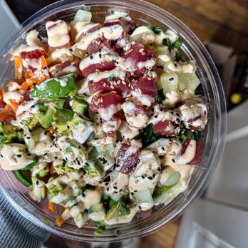 Poke Star - Tuna Build Your Own Bowl - Poke Near Me - Winston-Salem, North Carolina