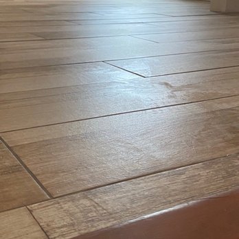 Stanley Steemer - Residue after the tile was cleaned - Carpet Cleaning Near Me - Concord, California Stanley Steemer - Residue after the tile was cleaned - Carpet Cleaning Near Me - Concord, California