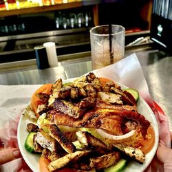 The Water Hole Sports Bar - Grilled chicken salad