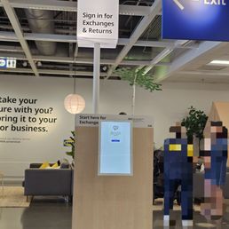 You need to sign in to get in line for exchanges and returns. 5/9/2026