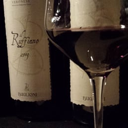 A glass of Il Ruffiano, a medium bodied Veronese Rossa A glass of Il Ruffiano, a medium bodied Veronese Rossa