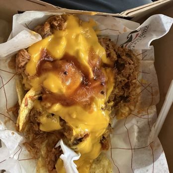 Mercedes-Benz Stadium - Nachos with bbq pork - Stadiums & Arenas Near Me - Atlanta, Georgia