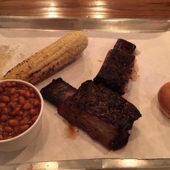 Badlands BBQ - Beef ribs, beans and chipotle corn - Barbeque Near Me - Norco, California