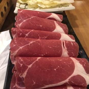 Ginza Japanese Shabu Shabu - I asked for "two beef" but got one plate of beef instead. However, it was notably larger than usual - Japanese Near Me - Sandy, Utah