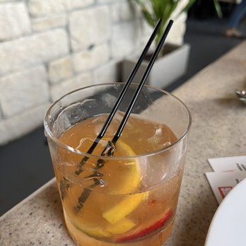 Bamboo Penny's - Red dragon on the rise. Sure is cocktails. OK. Basically taste like whiskey with things in it. - Thai Near Me - Leawood, Kansas