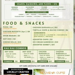 Makai Hale - Menu (2 of 2) as of 11/19/2025