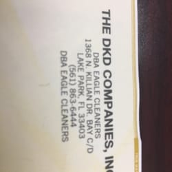 Eagle Cleaners - Reimbursement check for ruined item