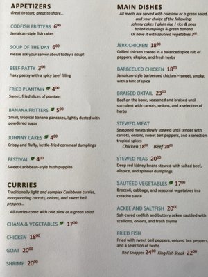 Menu photo 1 Simone's Caribbean Restaurant Toronto, ON Menu photo 1 Simone's Caribbean Restaurant Toronto, ON