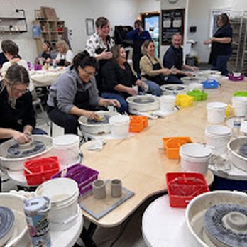 Northwest Pottery Collective - Intro students at the wheel - Art Classes Near Me - Issaquah, Washington Northwest Pottery Collective - Intro students at the wheel - Art Classes Near Me - Issaquah, Washington