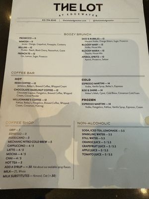 Menu photo 7 The Lot at Edgewater Oakmont, PA