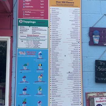 Pelican's Snoballs - Menus and prices - Desserts Near Me - Charlotte, North Carolina Pelican's Snoballs - Menus and prices - Desserts Near Me - Charlotte, North Carolina