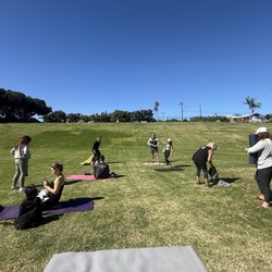 Getting ready for some yoga